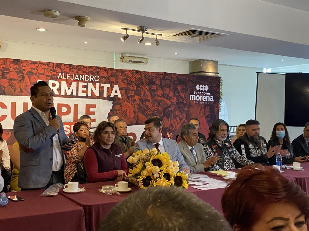 Alejandro Armenta hace un llamado a la unidad y sin descalificaciones