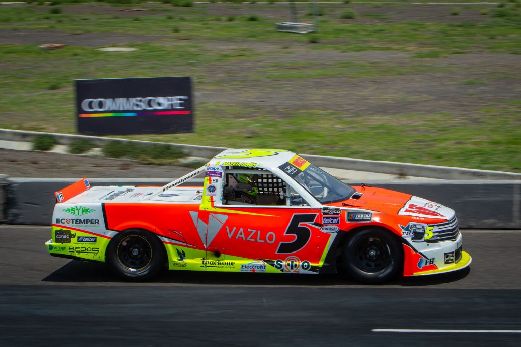Mateo Girón, tuvo una complicada 4ta fecha de Trucks México Series