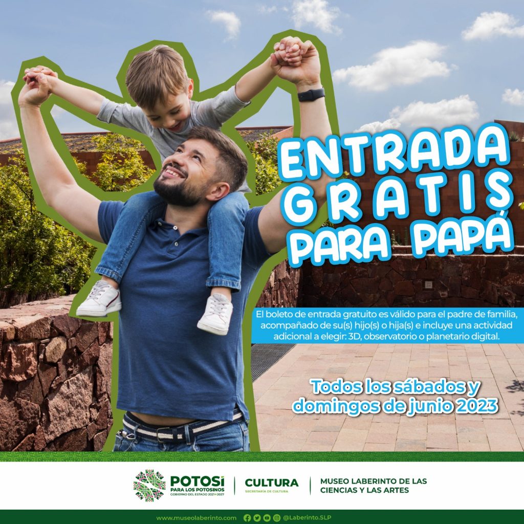 Papás entran gratis al Museo Laberinto