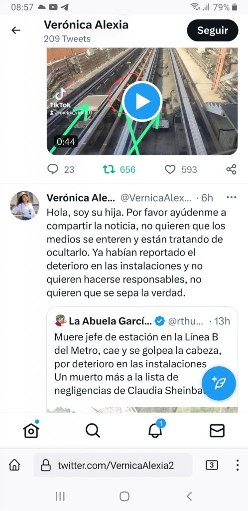 Murió trabajador del metro CdMéx línea B