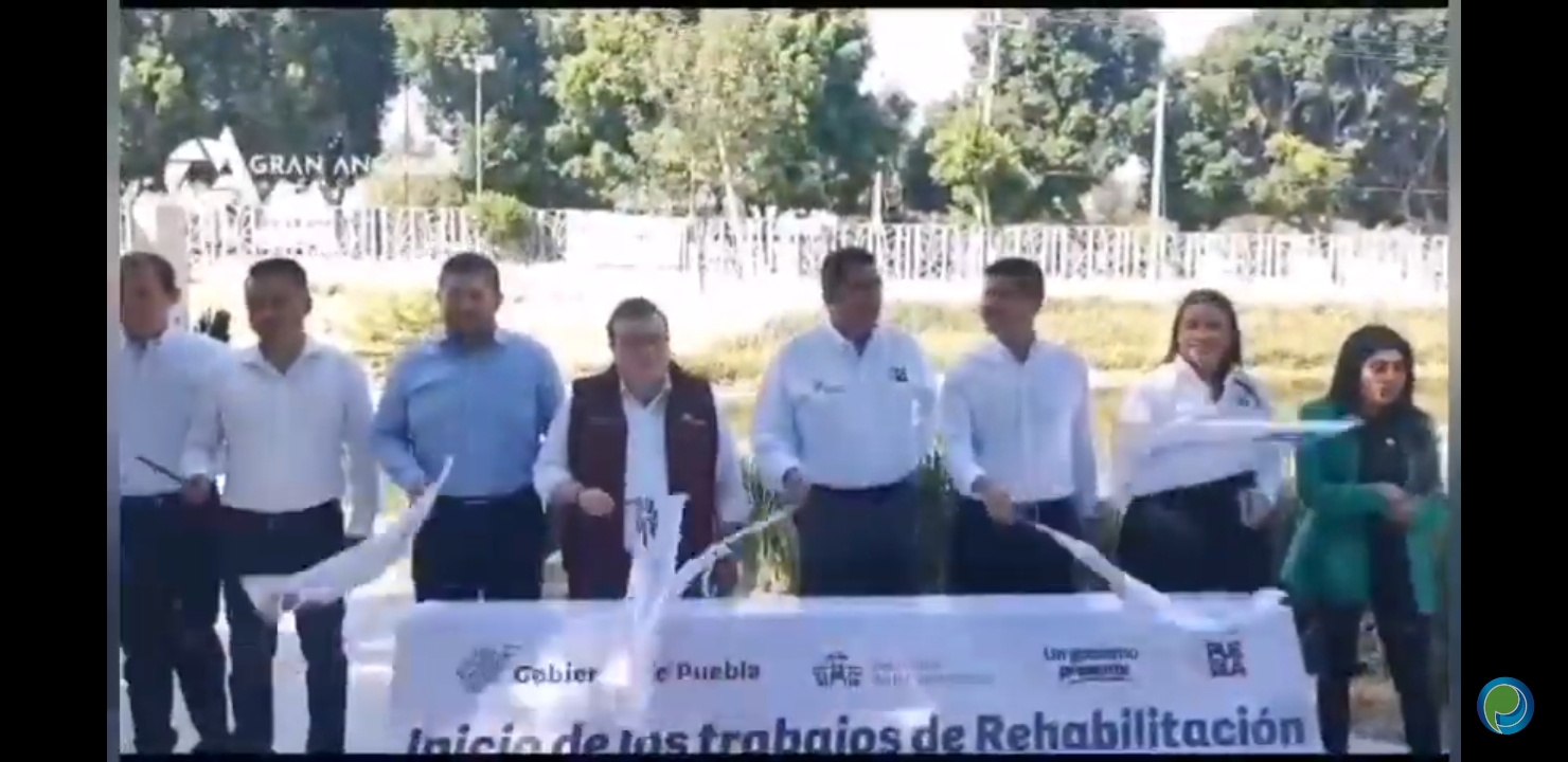 Video desde Puebla: Sergio Salomón Céspedes y Eduardo Rivera anuncian remodelación del Paseo de los Gigantes