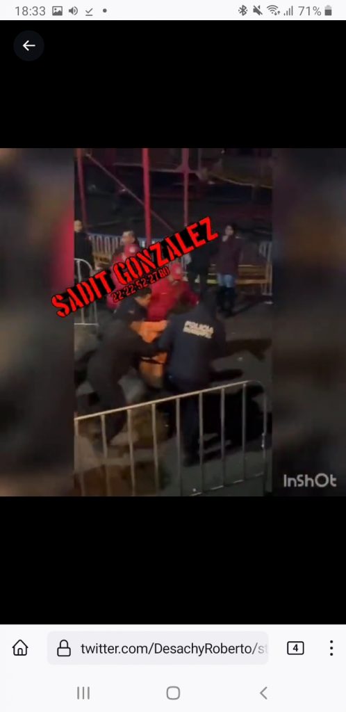 Video desde Puebla: Edil de Tepeyahualco, detenido por disparar en plena feria de Libres