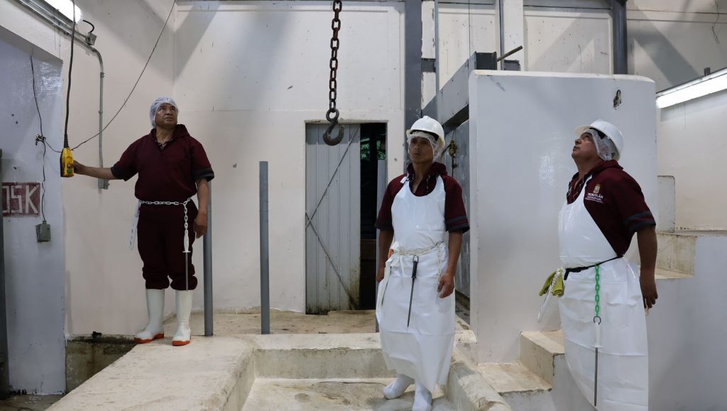 Rastro municipal de Teziutlán fue objeto de una supervisión por autoridades estatales sanitarias