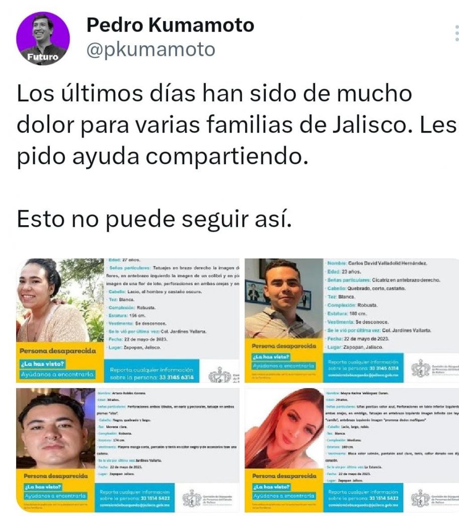 Nuevas investigaciones sobre la desaparición de los 7 jóvenes en Zapopan