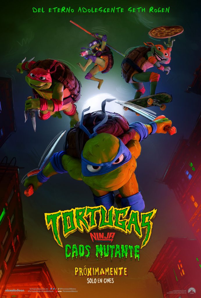 Paraomount Pictures y Nickelodeon Movies lanzaron nuevo tráiler de “Tortugas Ninja: Caos Mutante”.