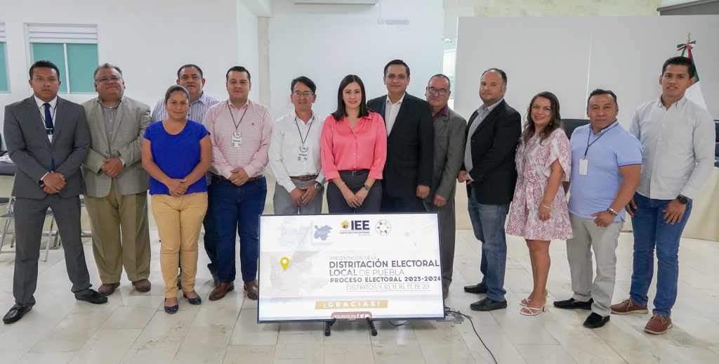 IEE puebla comienza presentaciones sobre distritación electoral local