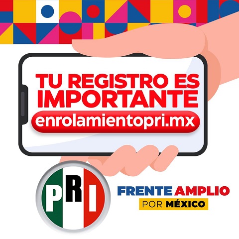 Llama PRI a participar en construcción del frente amplio por México