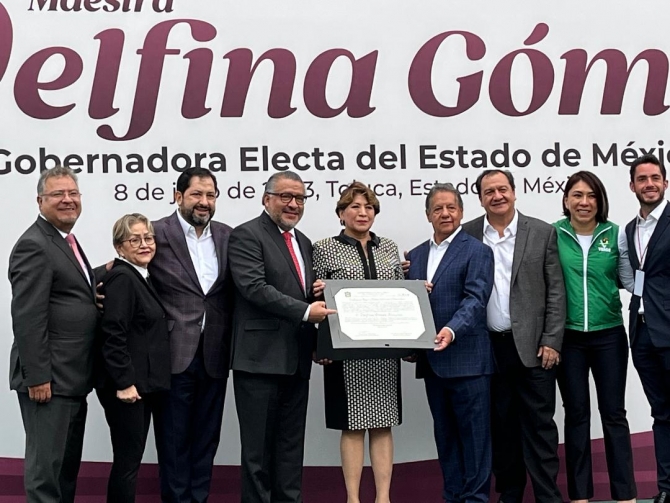 Ofrece Delfina Gómez una administración diferente para EdoMéx