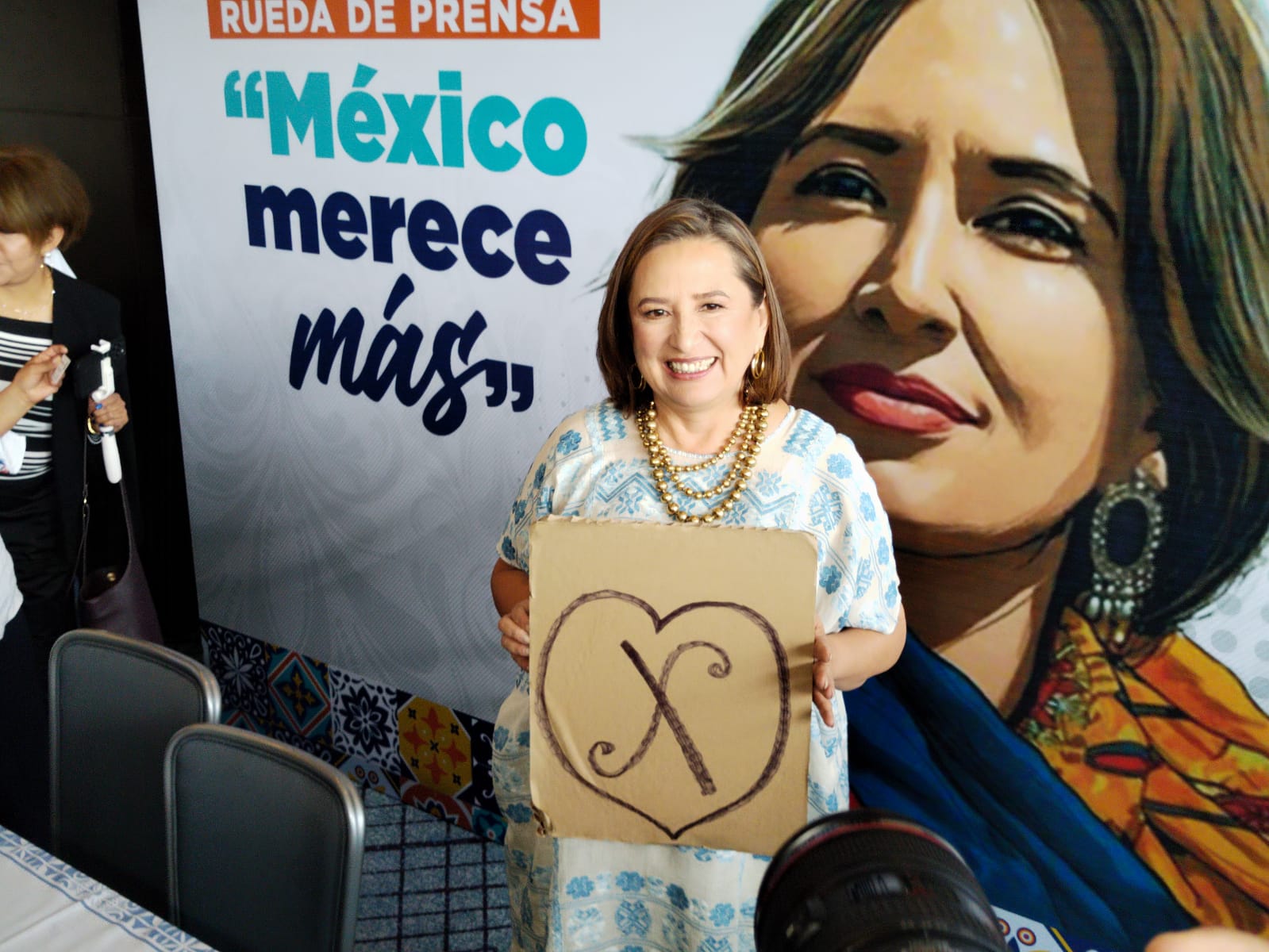 Video desde Puebla: Xóchitl Gálvez prefiere a Marcelo Ebrard que a Claudia Sheinbaum