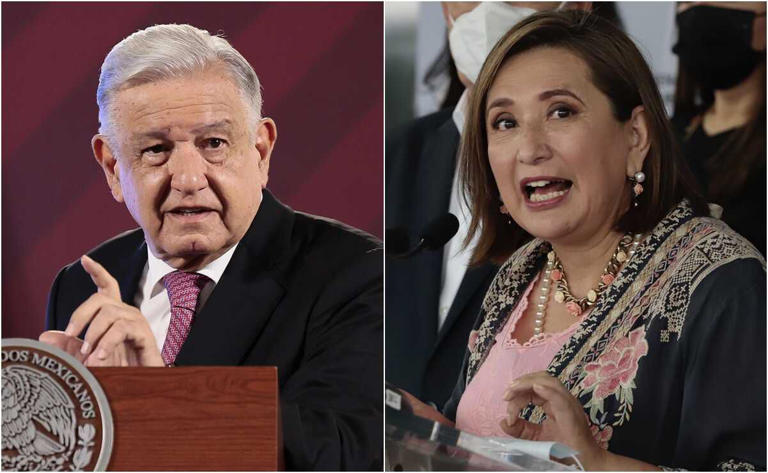 AMLO acusa a Xóchitl Gálvez de recibir contratos por mil 400 mdp; ella responde “es falso” y lo reta a comprobarlo