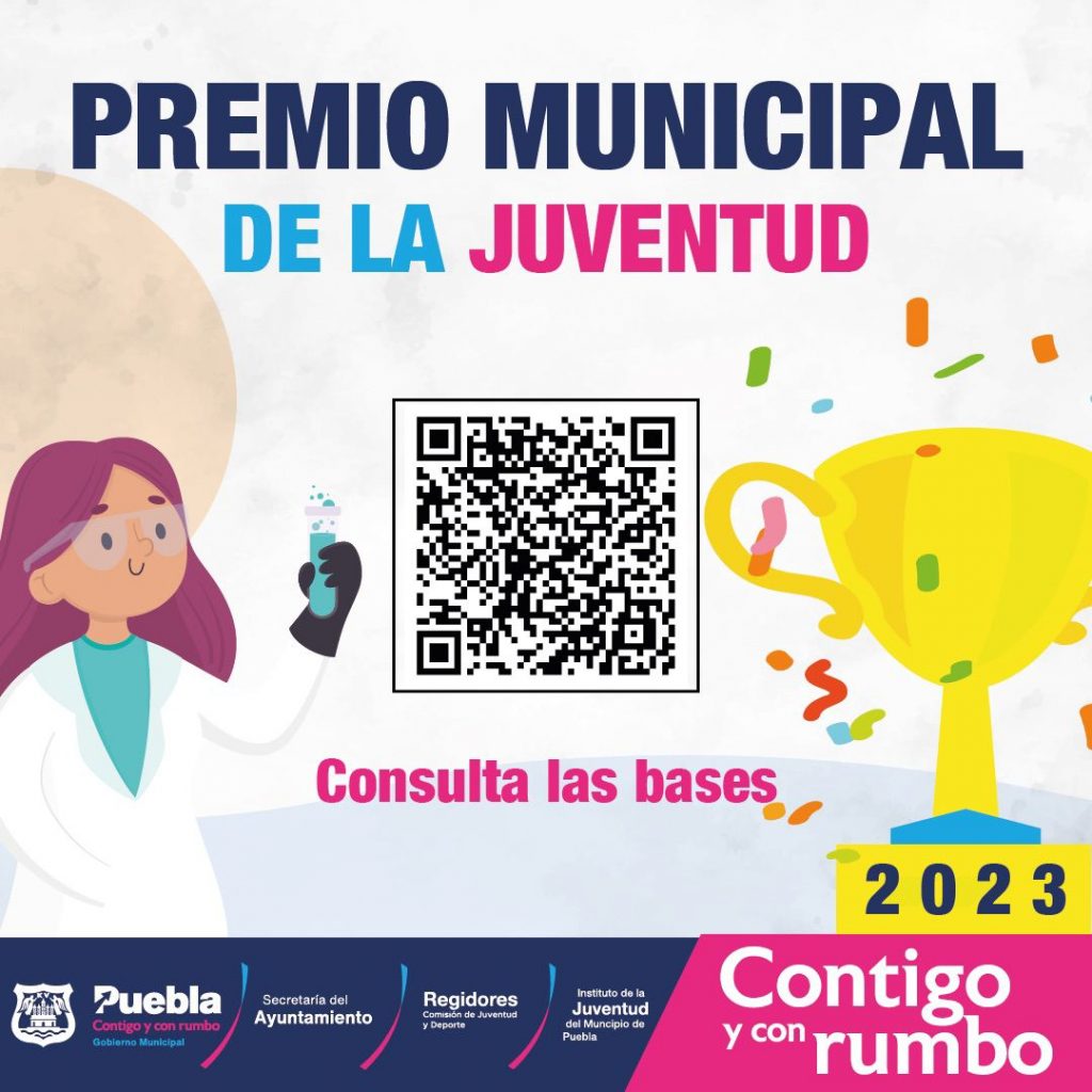 Ayuntamiento de Puebla convoca al premio municipal de la juventud
