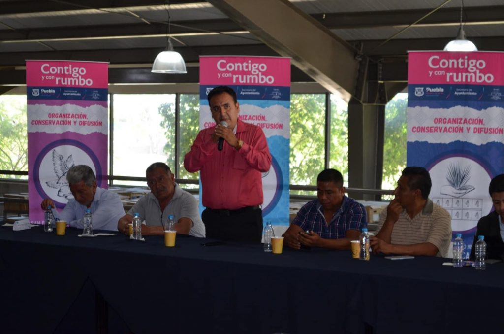 Ayuntamiento de Puebla promueve conservación de archivos en juntas auxiliares