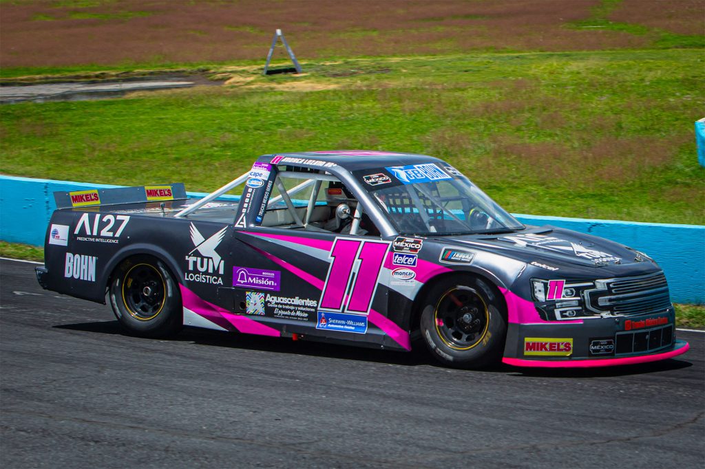 Andrea Lozano, terminó a un escalón del Top-10 de Trucks México Series en Puebla