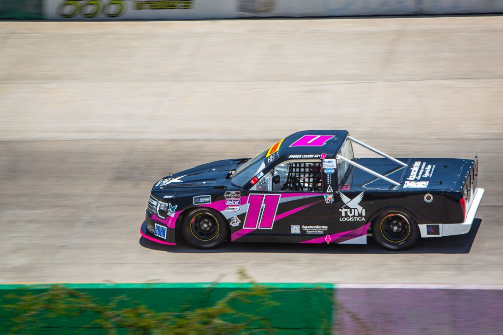 Andrea Lozano, arriba a Puebla para tomar parte en 6ta fecha de Trucks México Series