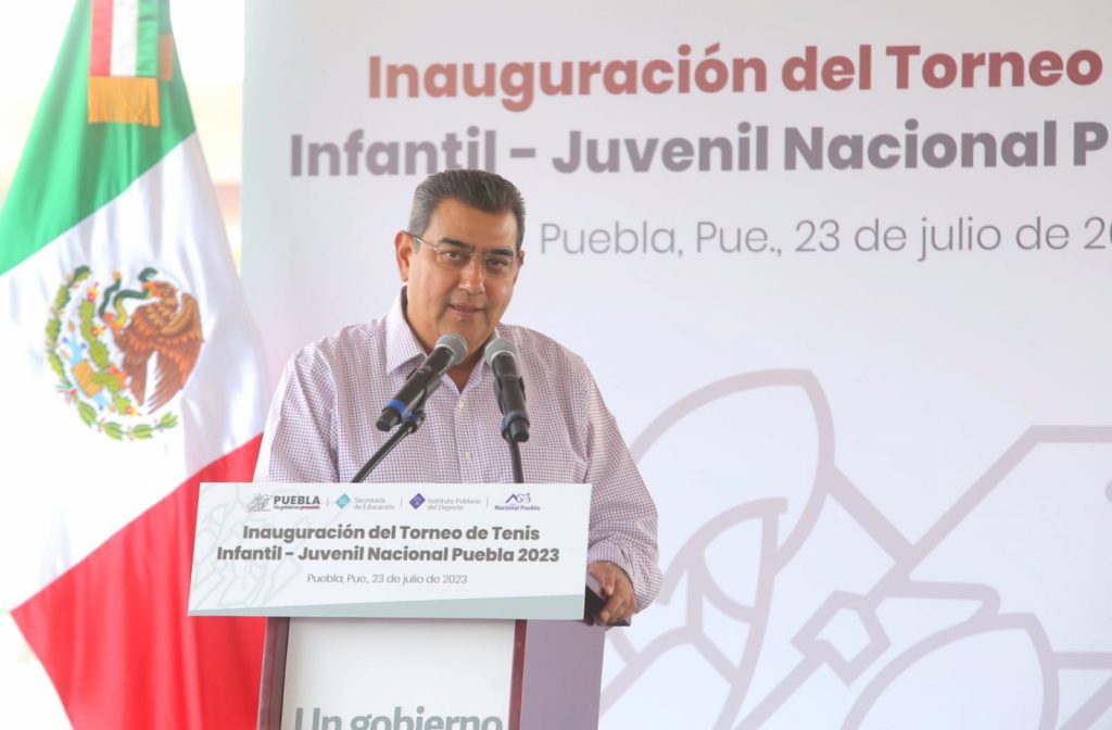 Video desde Puebla: Sergio Salomón Céspedes promueve el deporte en beneficio de jóvenes y niños