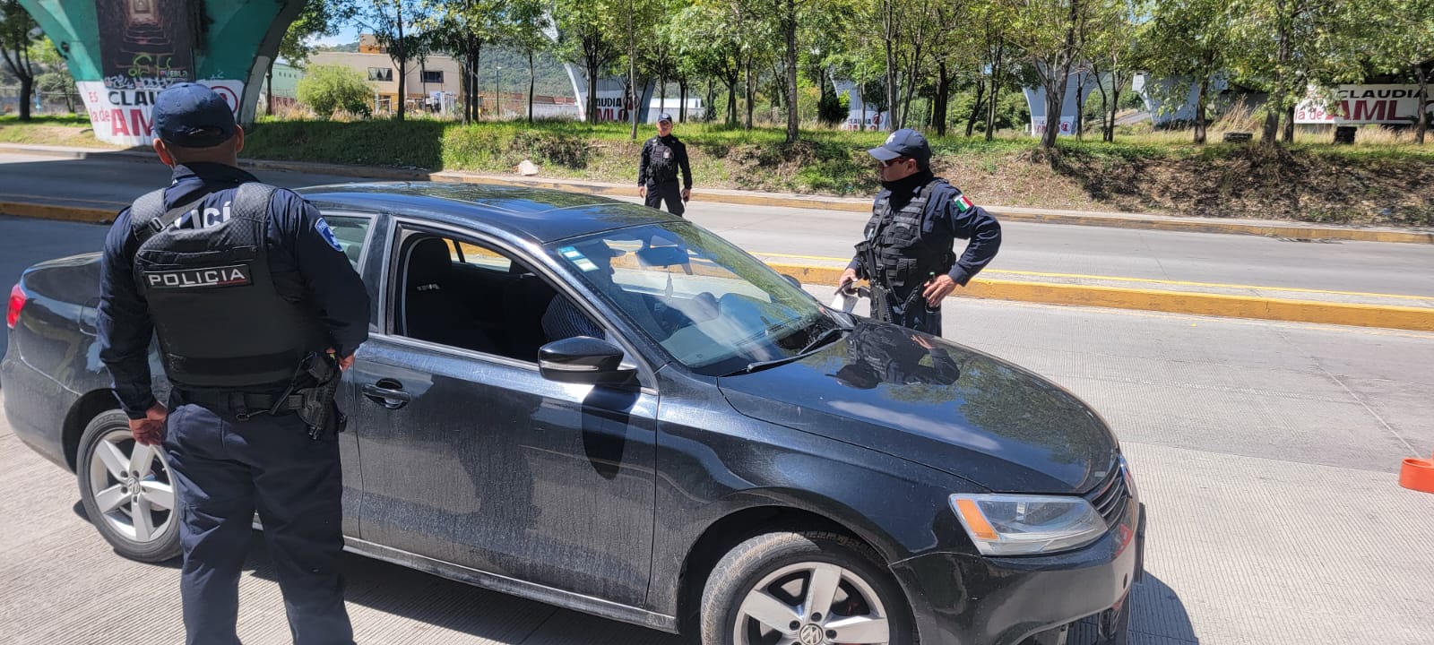 Video desde Puebla: Aplican el operativo “Roma” para recuperar vehículos robados