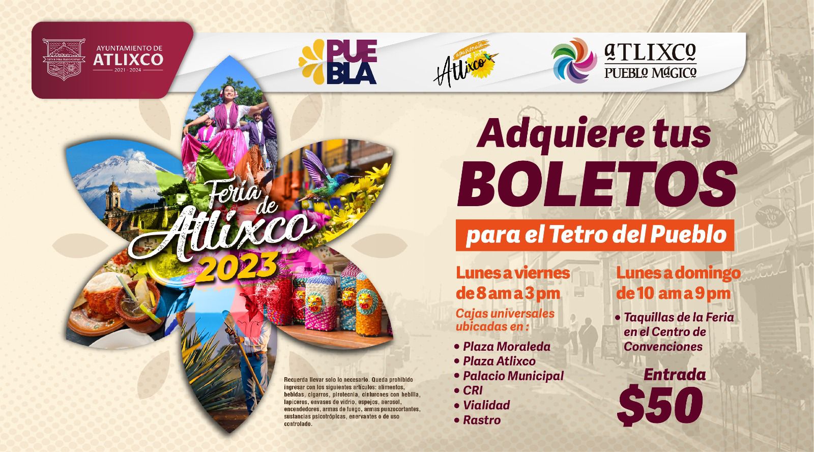 Video desde Puebla: Garantiza tu acceso a la Feria Atlixco 2023