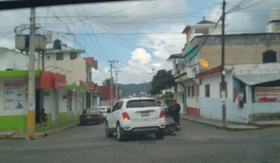 Atropellan a ciclista en Huauchinango
