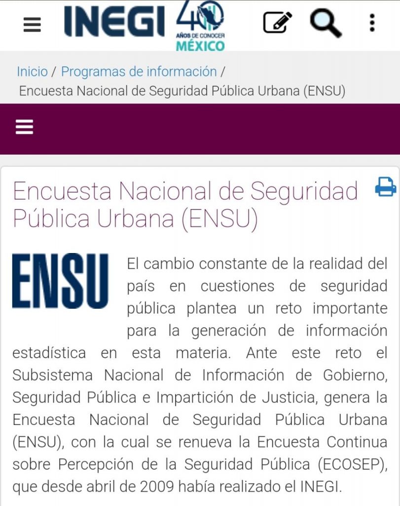 Baja 10% la percepción de inseguridad en Puebla: Inegi