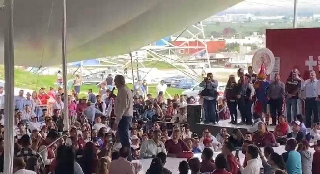 Desde Puebla, Adán Augusto López reitera apoyo a programas sociales