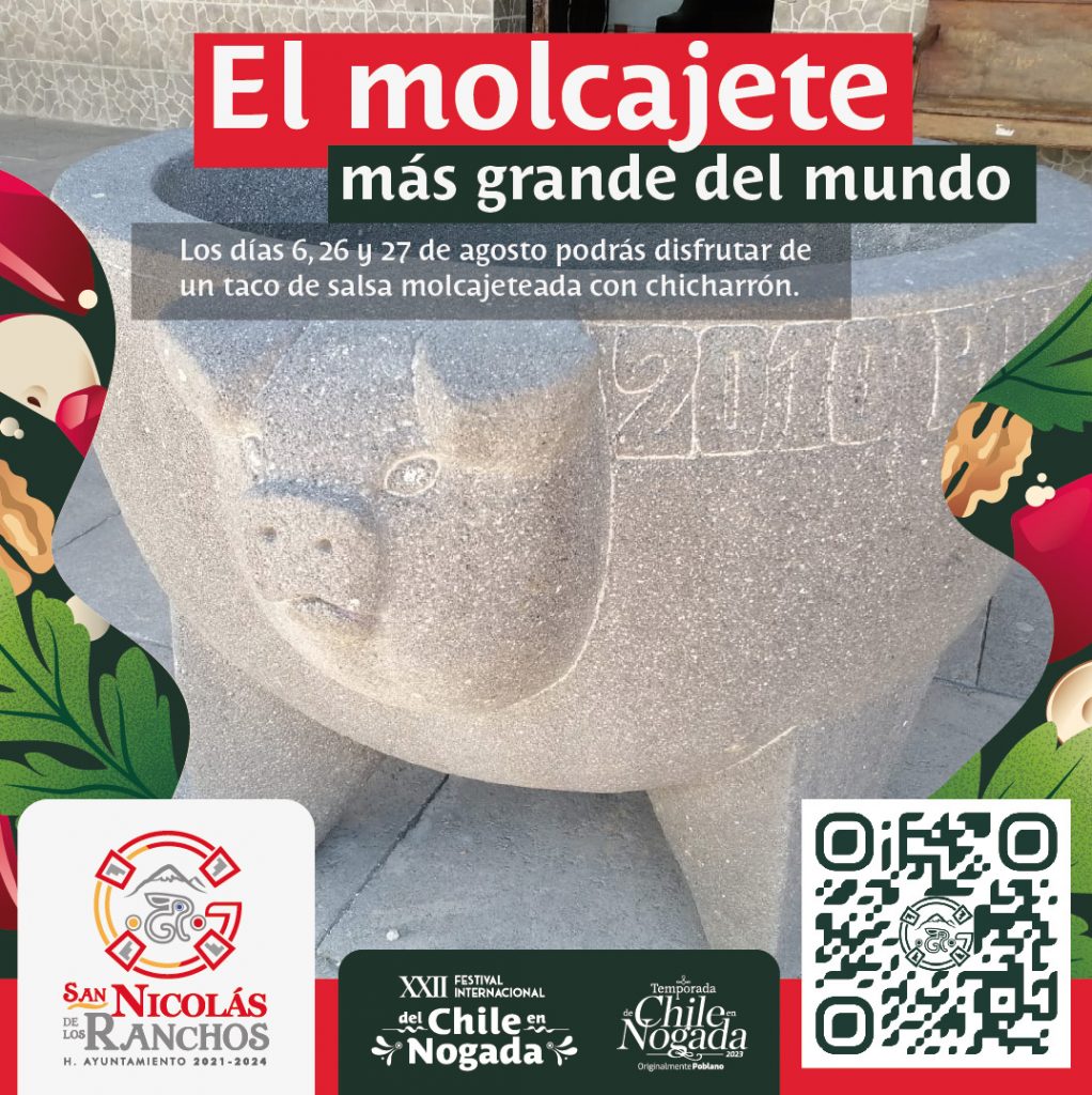 San Nicolás de los Ranchos organiza ¡el mejor Festival de Chiles en Nogada!
