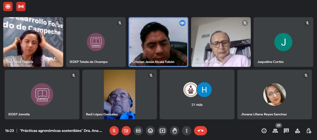 Desarrolla gobierno de Sergio Salomón Conferencia Digitales de Prácticas Agronómicas Sostenibles