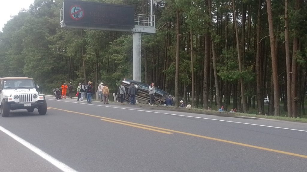 Fuerte accidente en la México Tuxpan
