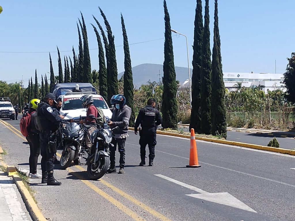 Operativo “motociclista seguro”, estrategia de prevención del delito y accidentes en Atlixco