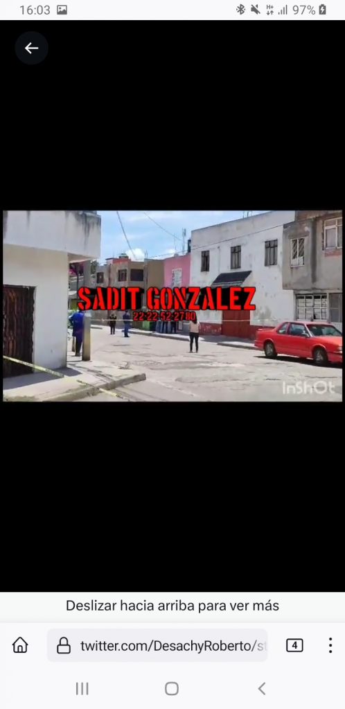 Video desde Puebla: Estrangulada en la colonia Cleotilde Torres