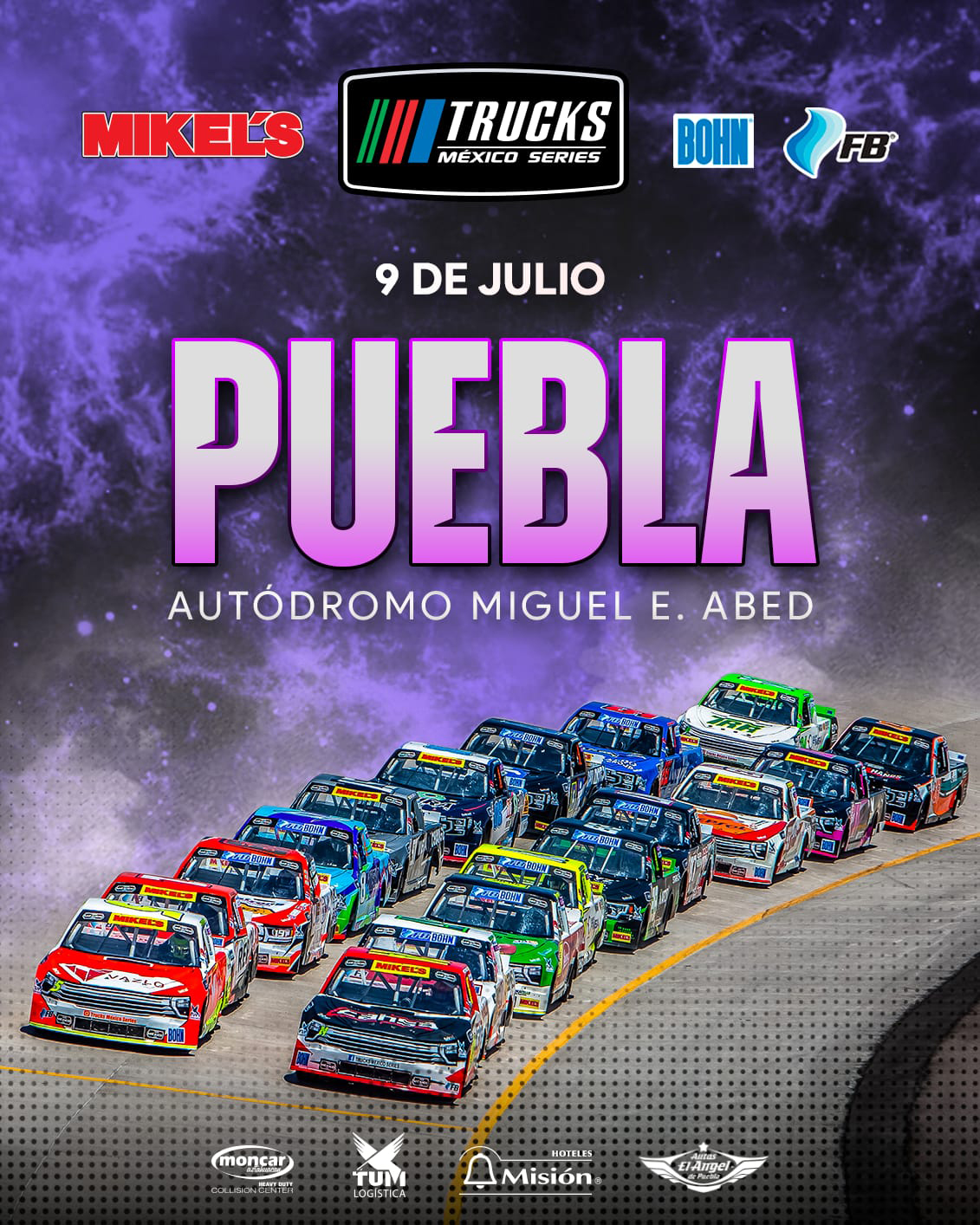 La 6ta fecha de Trucks México Series, se disputa en el Miguel E. Abed de Puebla