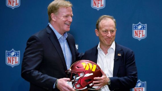 Dueños de la NFL aprueban venta récord de Washington Commanders