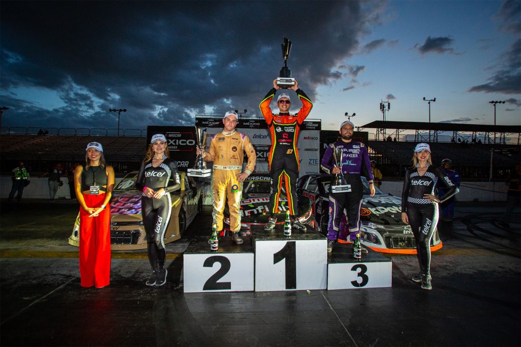 Andrik Dimayuga se llevó su 1ra victoria en Nascar Challenge