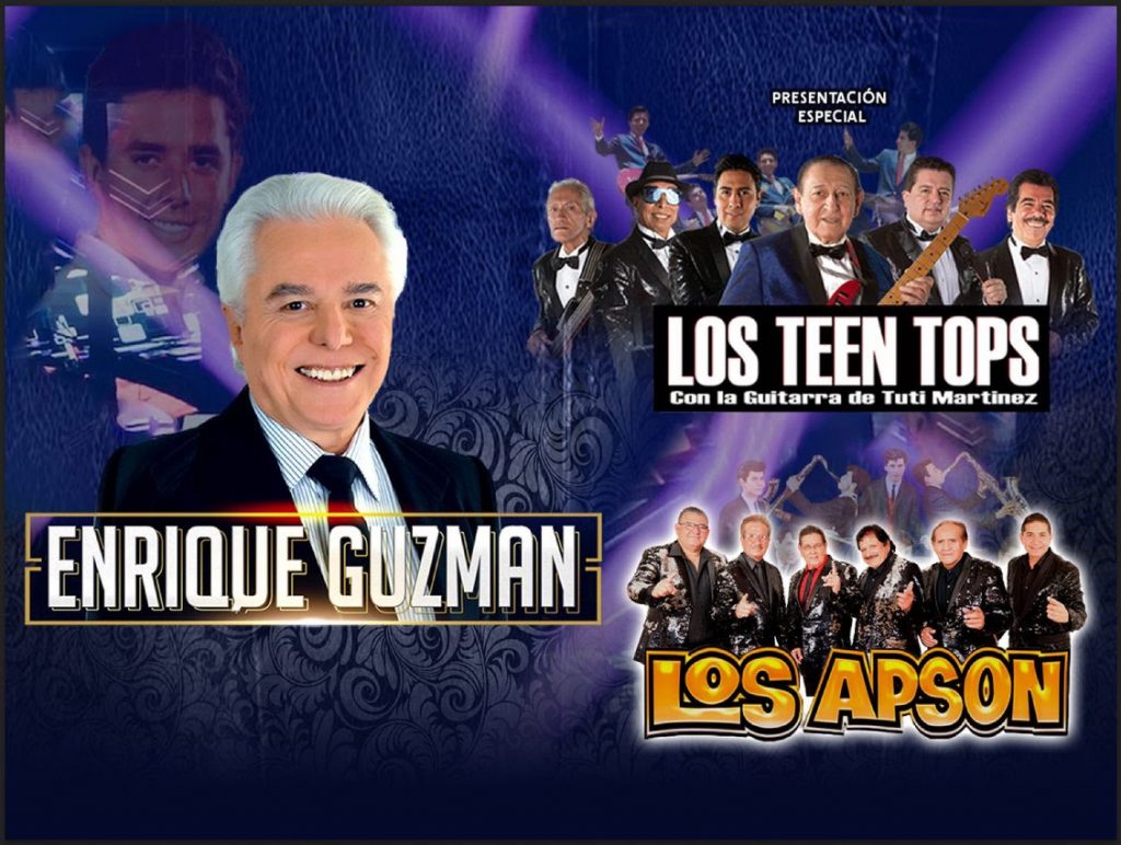 El legendario Enrique Guzmán y Los Teen Tops se reencontrarán por última vez en EEUU a partir del 19 de enero