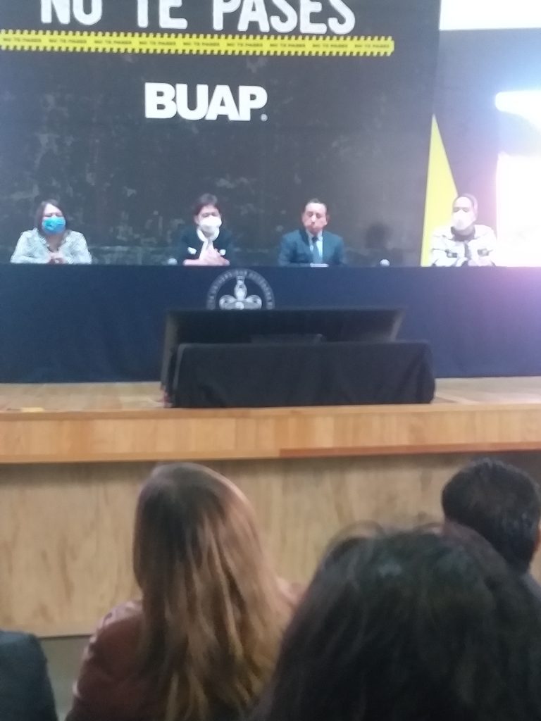 Video desde Puebla: En la BUAP,  la rectora Lilia Cedillo presentó ambiciosa campaña contra las adicciones