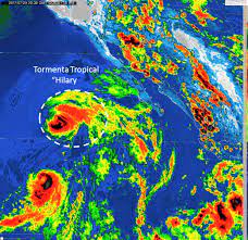 Pronóstico del Servicio Meteorológico Nacional: Huracán Hilary seguirá haciendo de las suyas casi en todo el país