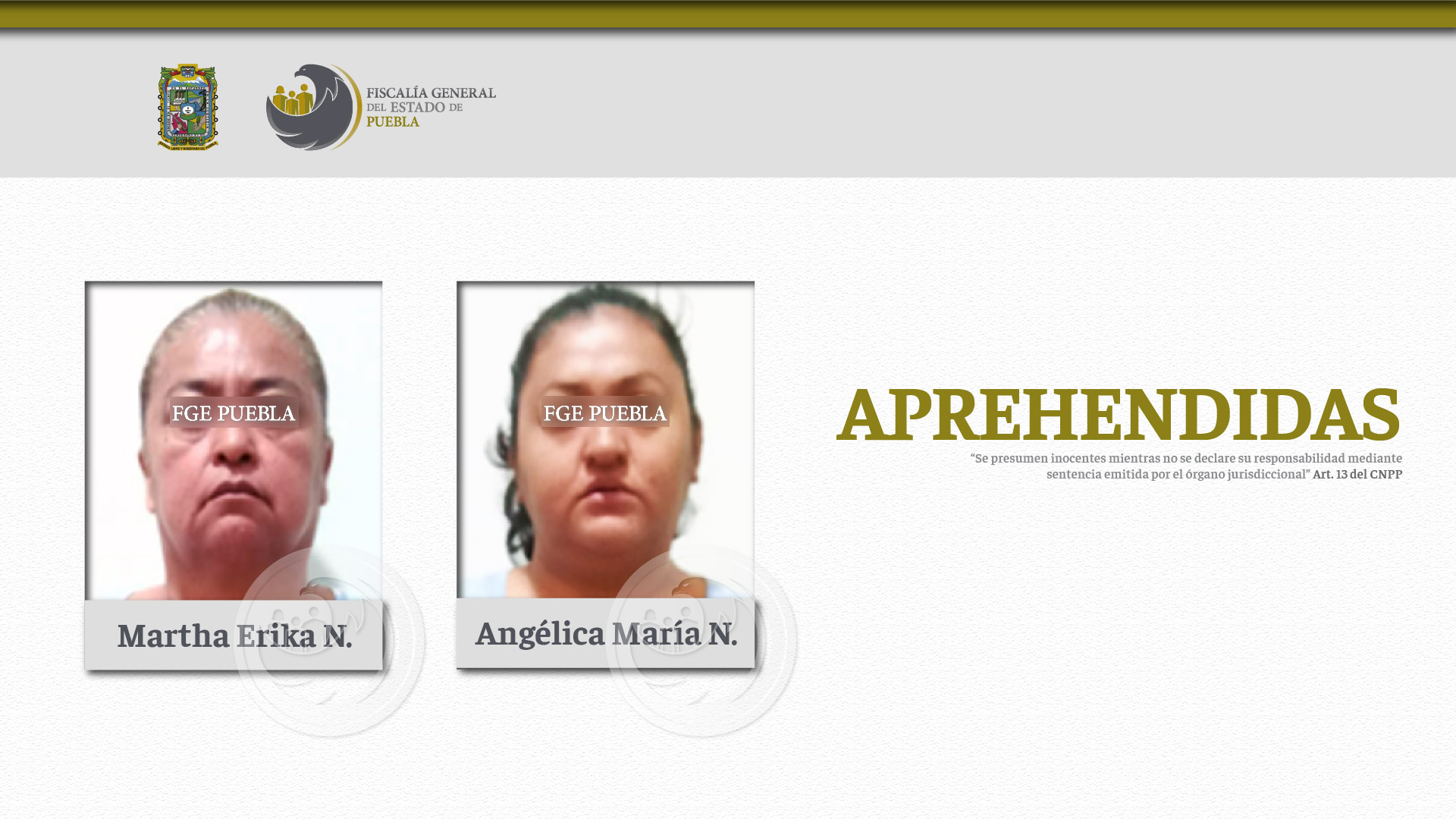 Martha Érika y Angélica María simularon su secuestro y obtuvieron 140 mil pesos