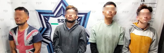 Detiene SSP a cuatro integrantes de una célula dedicada al robo de autopartes