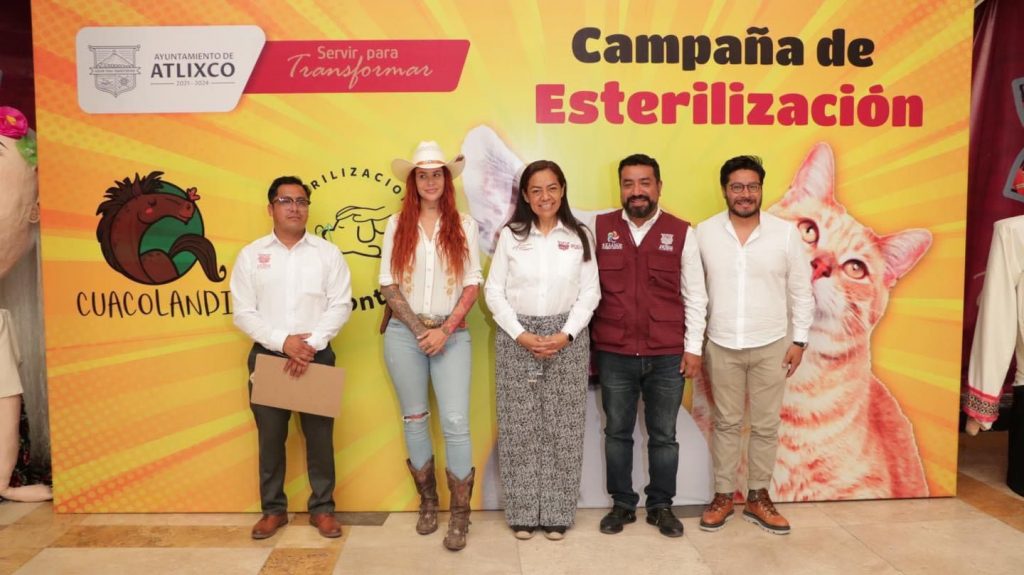 Desde Atlixco: Ariadna Ayala presenta campaña gratuita de esterilización de mascotas