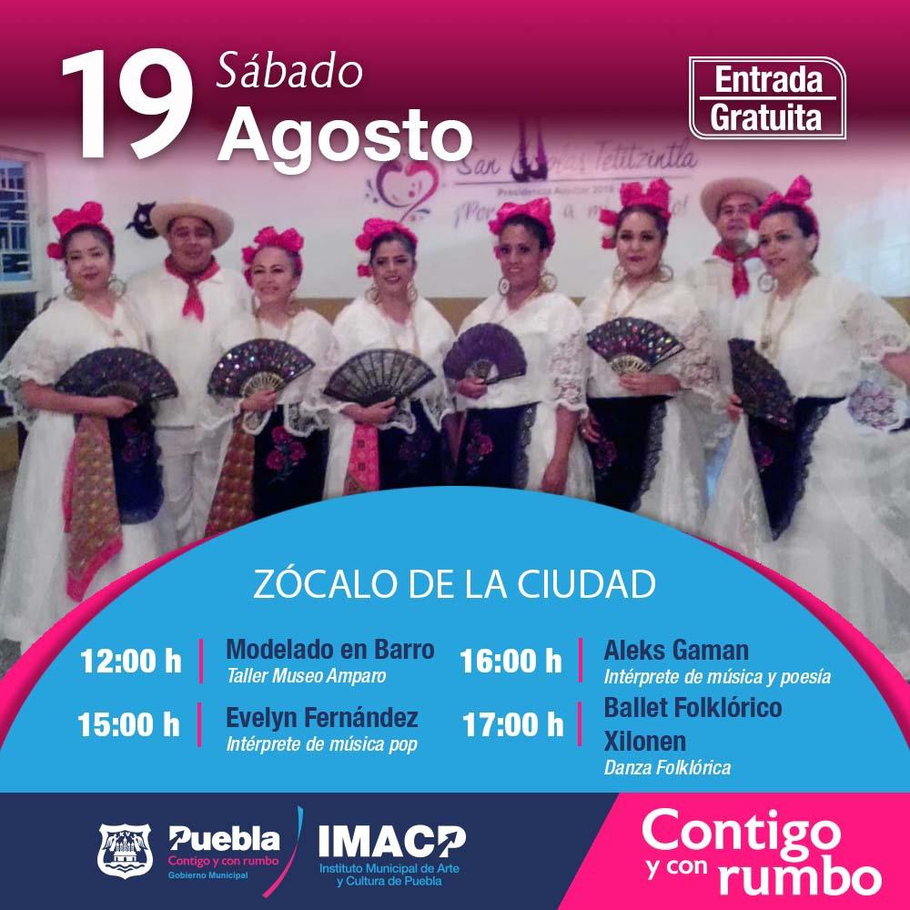 Arte y cultura en Puebla capital este fin de semana