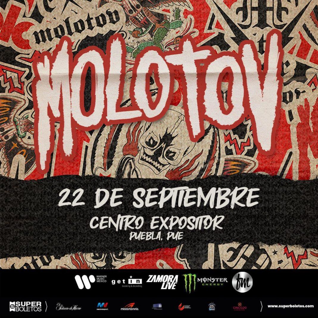 Molotov en Puebla, “la banda poderosa de México”