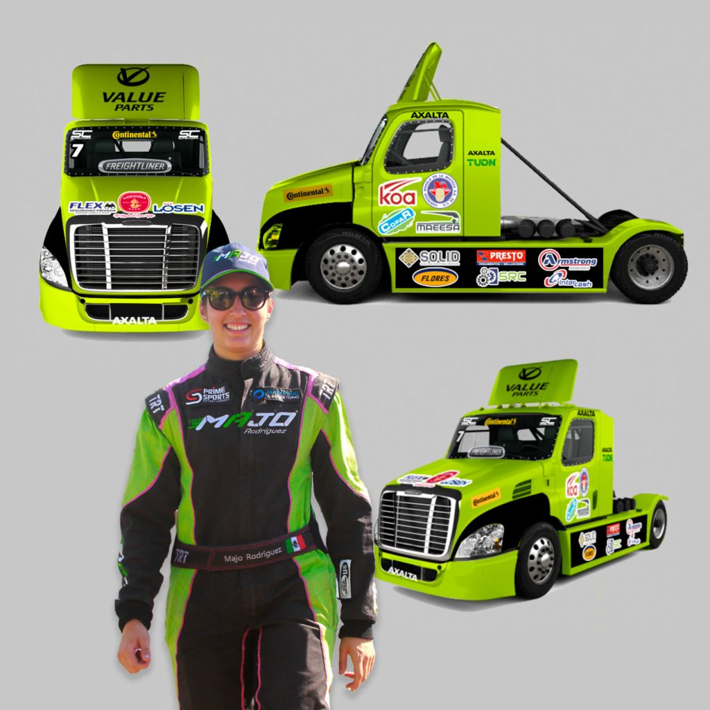 Majo Rodríguez quiere seguir mejorando los resultados en los Tractocamiones