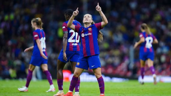 Barcelona se lleva el Duelo de Campeonas en el Estadio Azteca