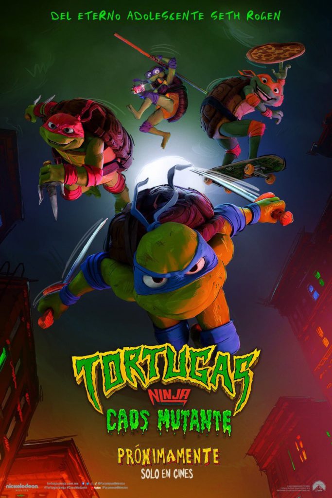 Las Tortugas Ninja: Caos mutante en Cineteca Alameda