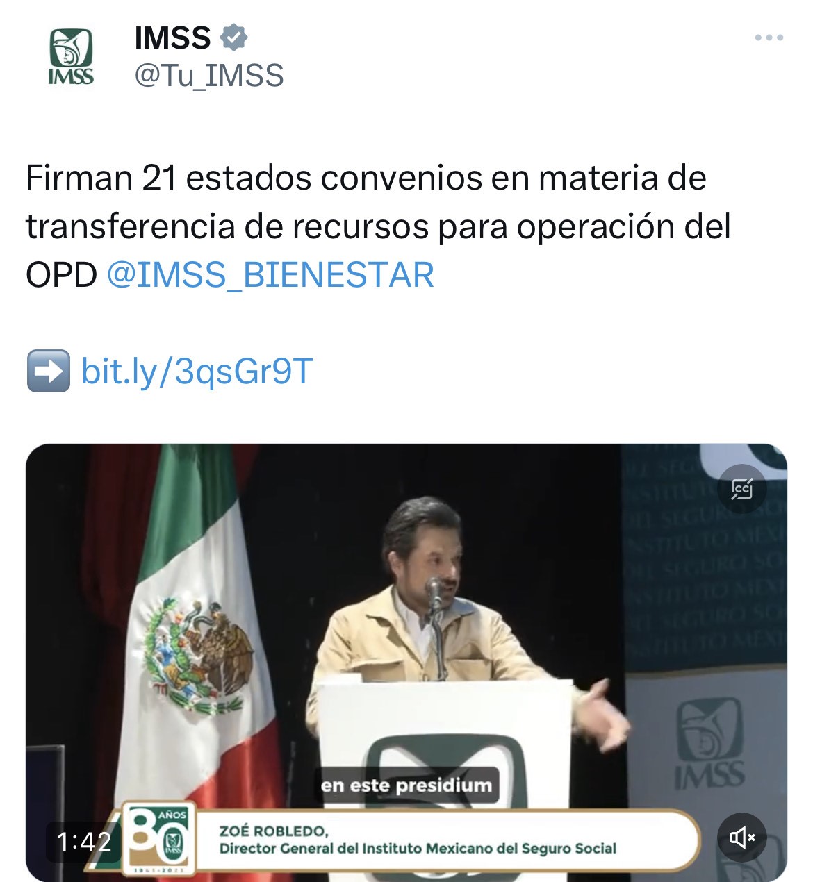 Puebla firma convenio IMSS- Bienestar 