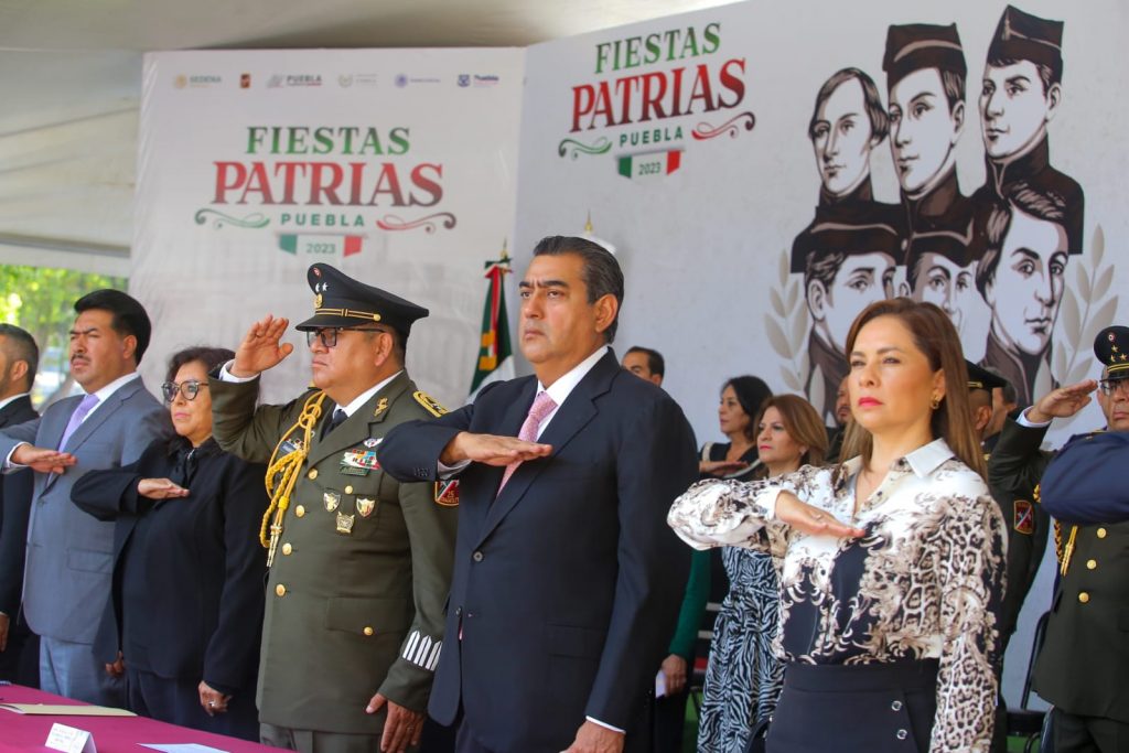 Video desde Puebla: A defender valores y vivir en paz, convocó el gobernador Sergio Salomón en la ceremonia por los Niños Héroes de Chapultepec