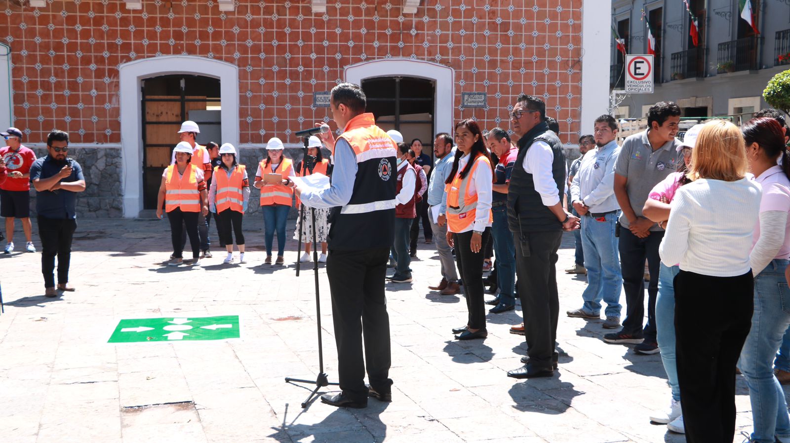 Desde Atlixco: Gran participación en el simulacro nacional de sismo, confirmó Ariadna Ayala