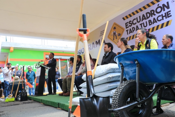 Comienzan los trabajos del “Escuadrón Tapa tu Bache”