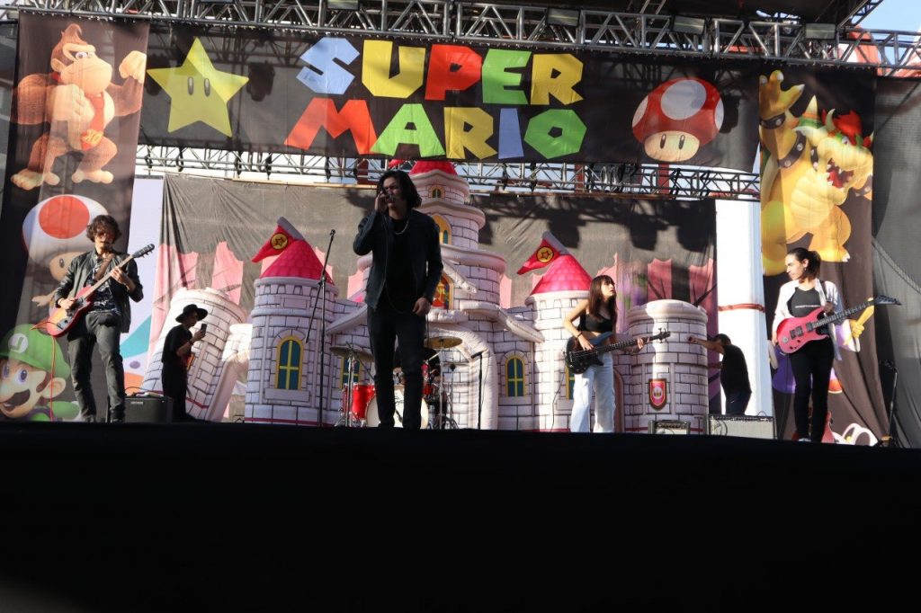 El show de Super Mario llegó a la Feria Cholula 2023 para divertir a los pequeños