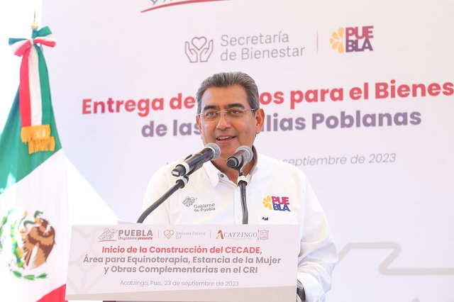 Sergio Salomón refrenda acciones sociales, infraestructura y proyectos hídricos en beneficio de los poblanos y las poblanas
