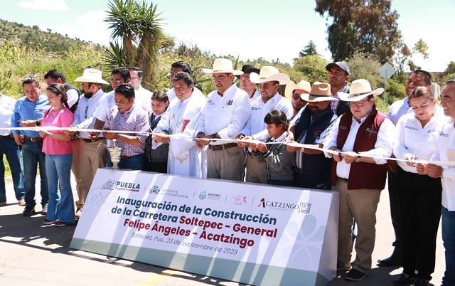 Con obra carretera de 46.7 MDP, Gobierno Estatal impulsa desarrollo de Soltepec,  Felipe Ángeles y Acatzingo